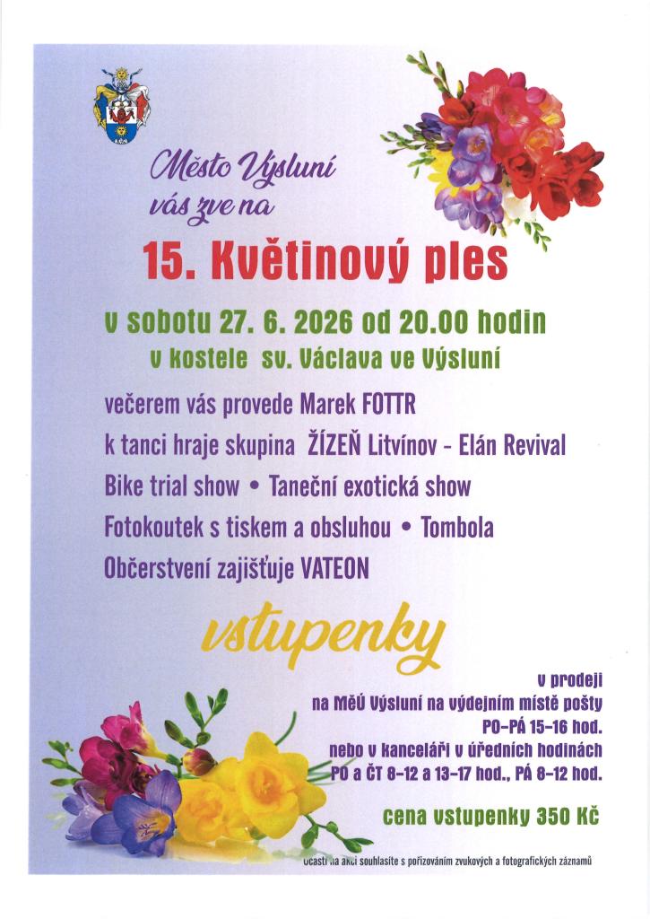 15.&nbsp;Květinový ples
